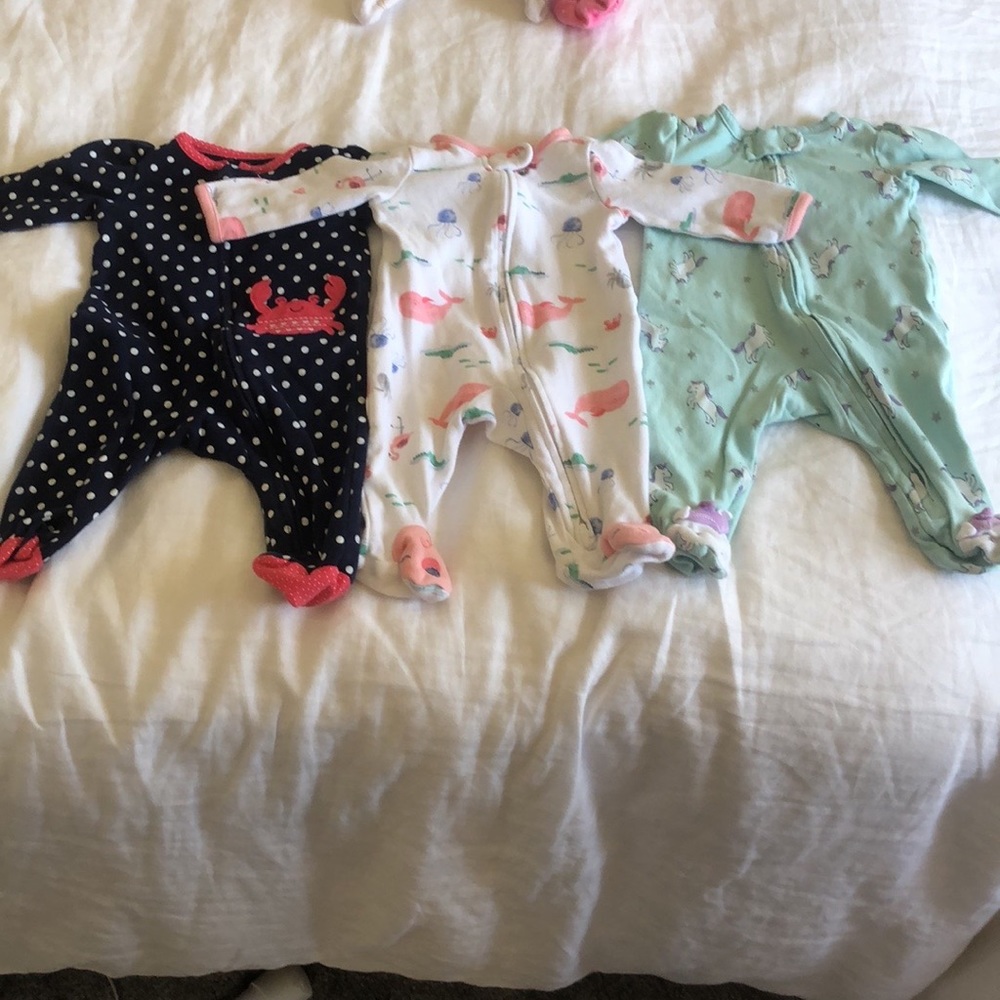 Carters 0-3 month onesies